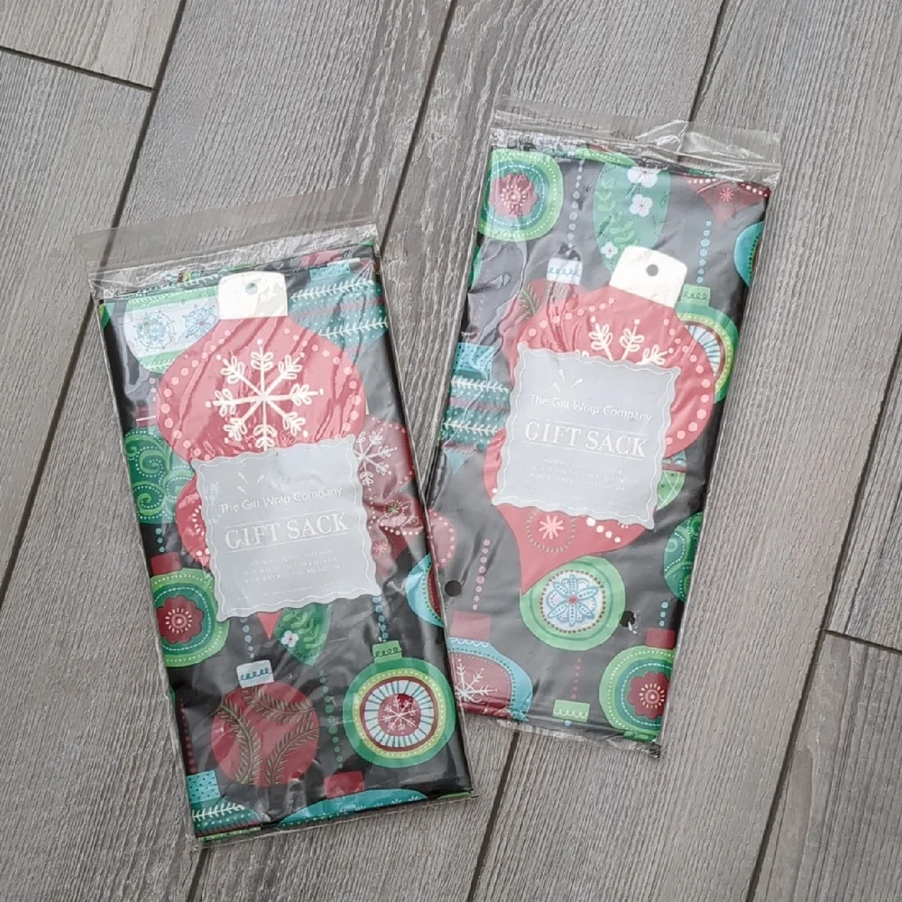 Festive Gift Sacks by - Red and Green